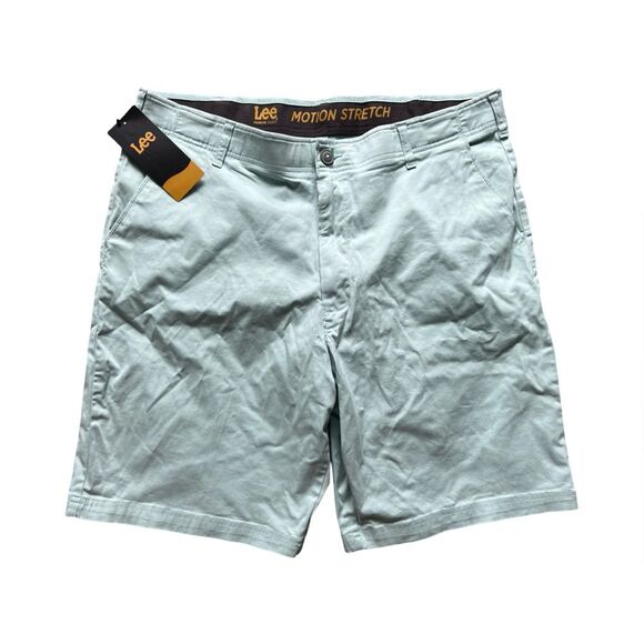 NWT Lee Motion Stretch Shorts – Sea Green, Size 40 - Picture 1 of 4